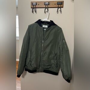 H&M Hooded Bomber Jacket